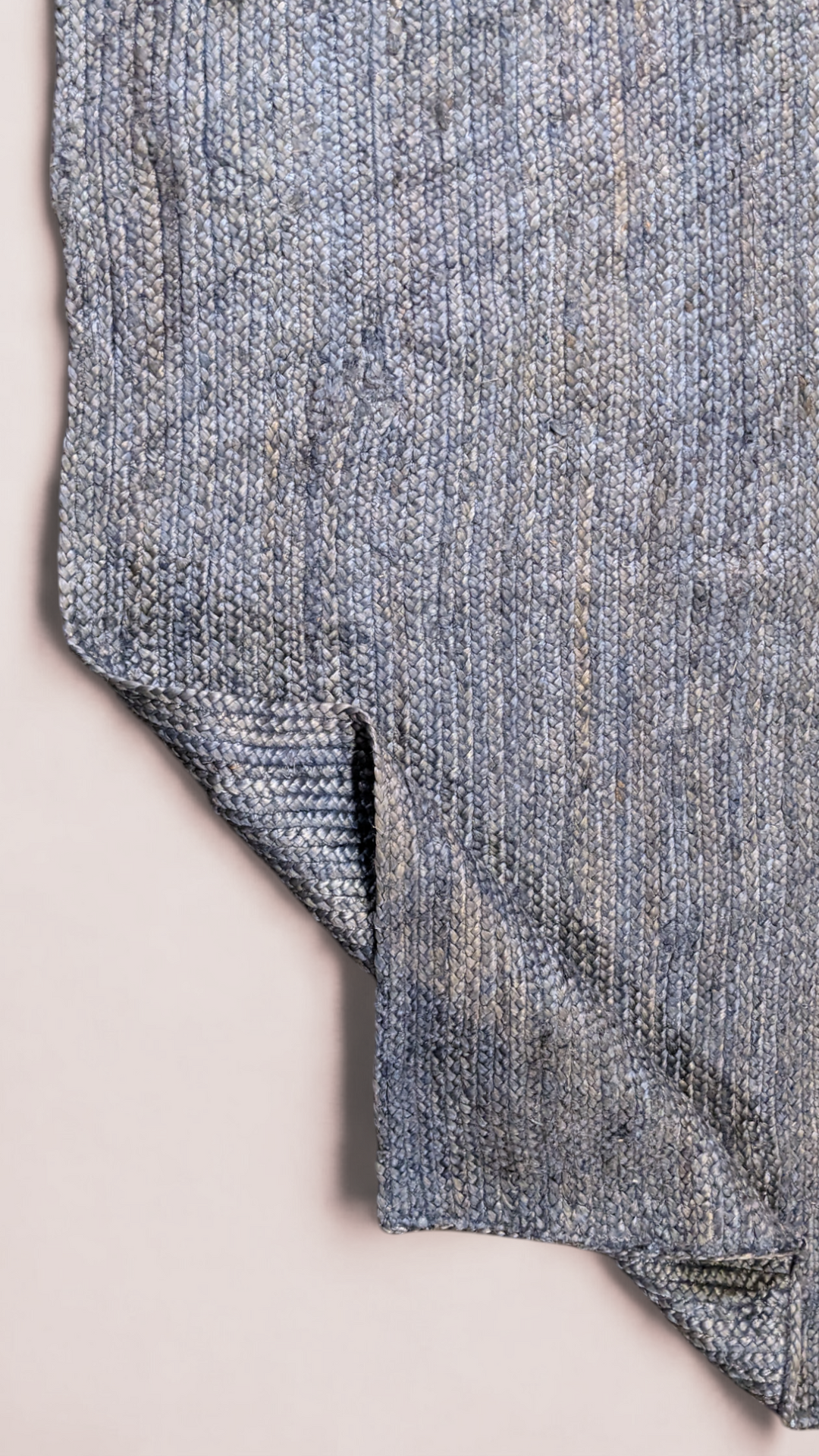 Sakai Turkish Overdyed Hand Woven Natural Jute Runner - Size: 2.7 x 5.10