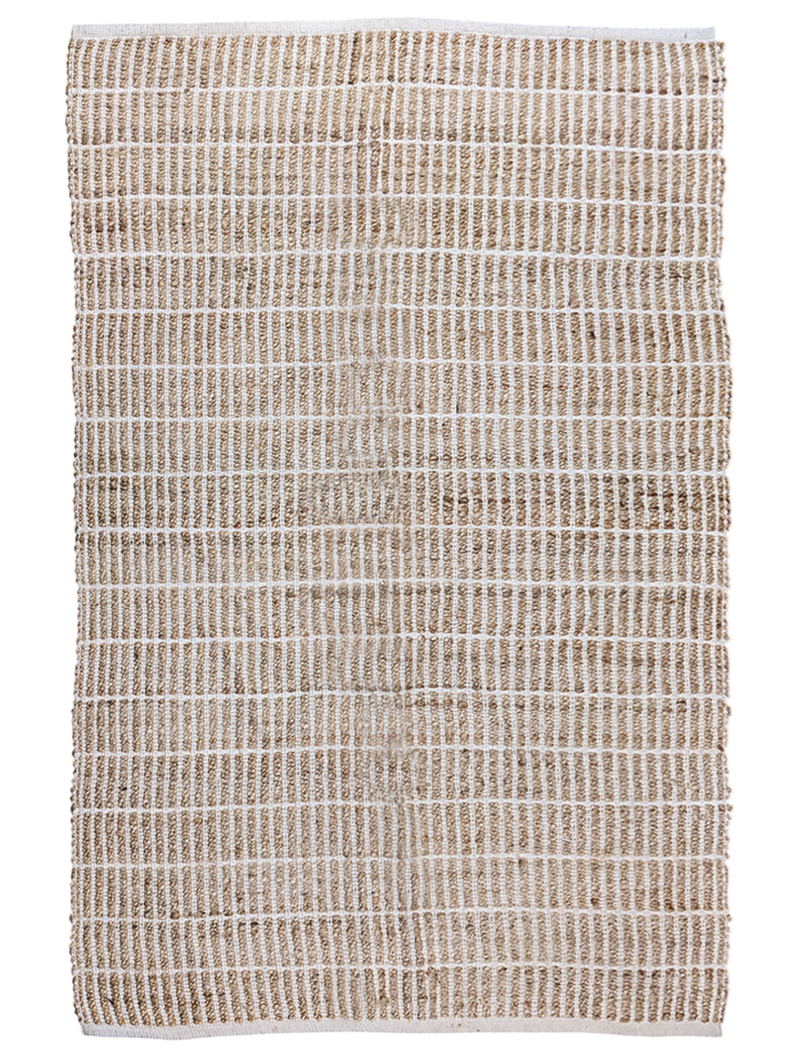 Glyph Natural Jute Rug - Size: 6.1 x 4