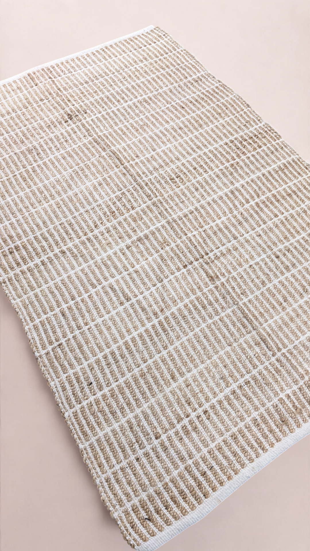 Glyph Natural Jute Rug - Size: 6.1 x 4