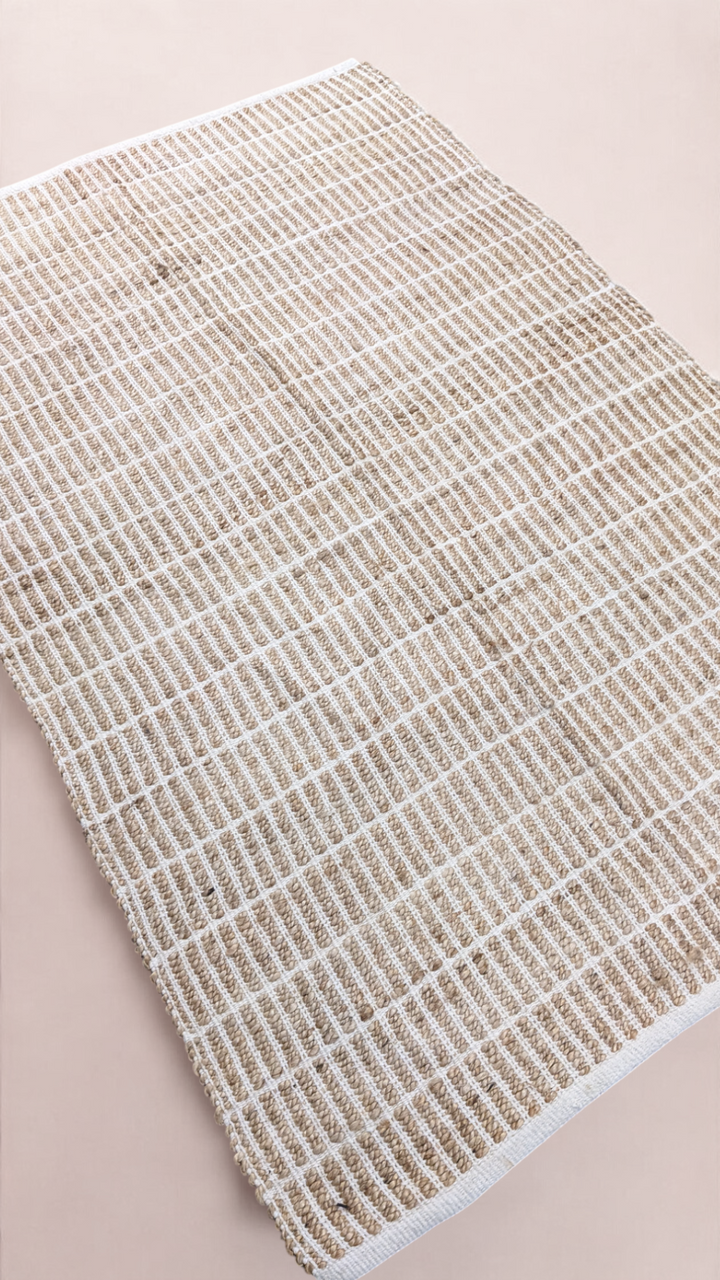 Glyph Natural Jute Rug - Size: 6.1 x 4