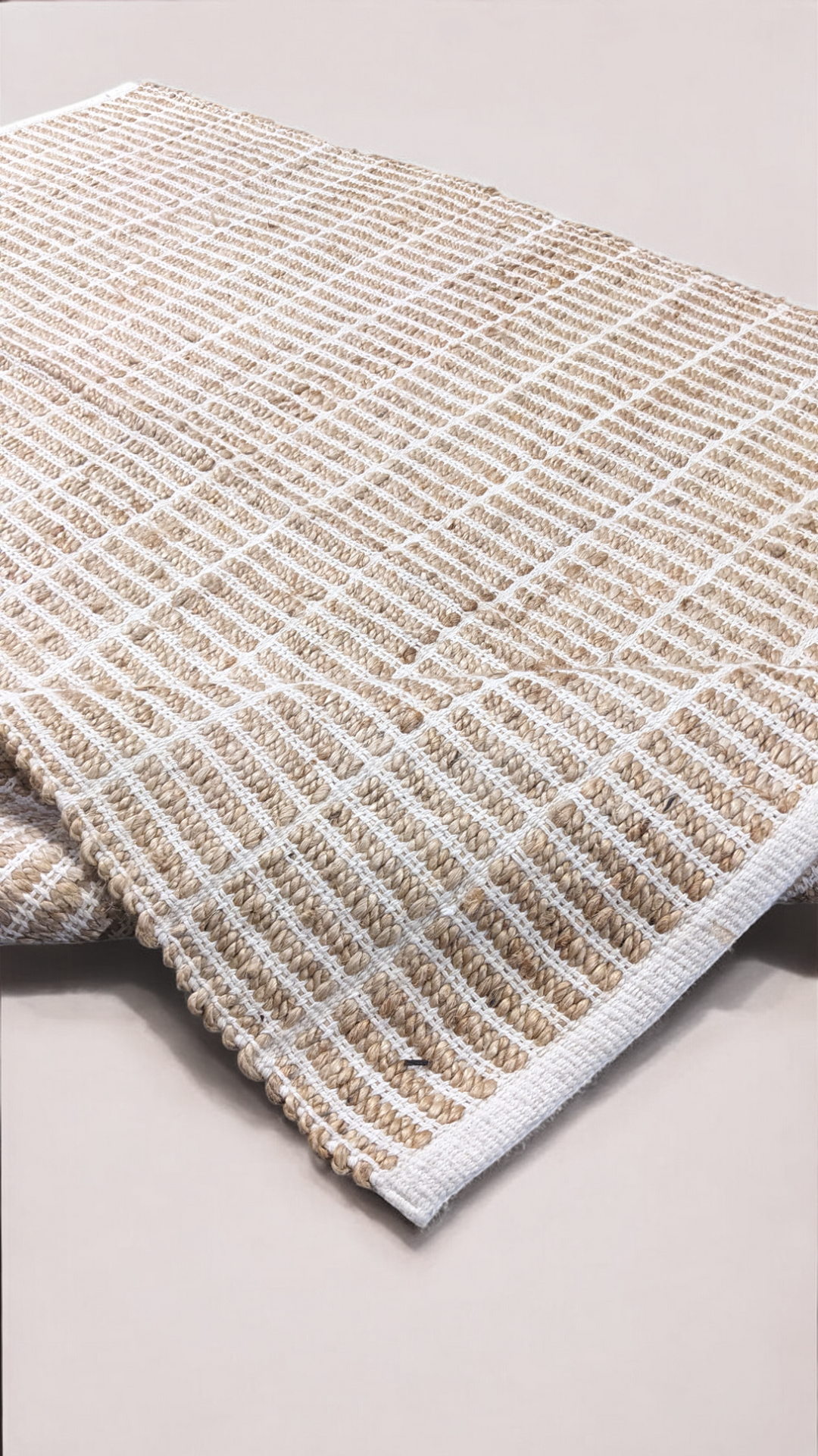 Glyph Natural Jute Rug - Size: 6.1 x 4