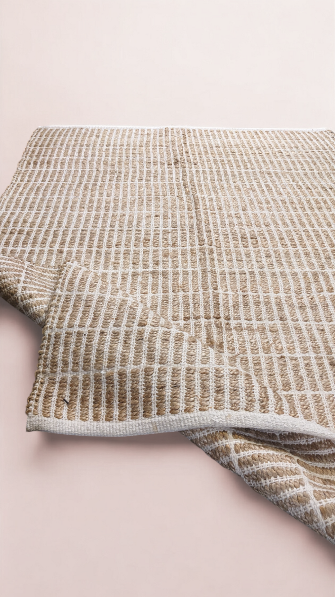 Glyph Natural Jute Rug - Size: 6.1 x 4