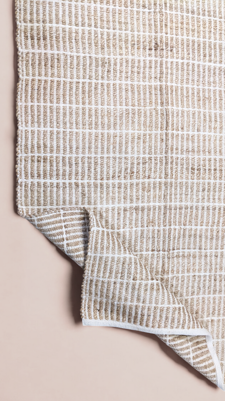 Glyph Natural Jute Rug - Size: 6.1 x 4