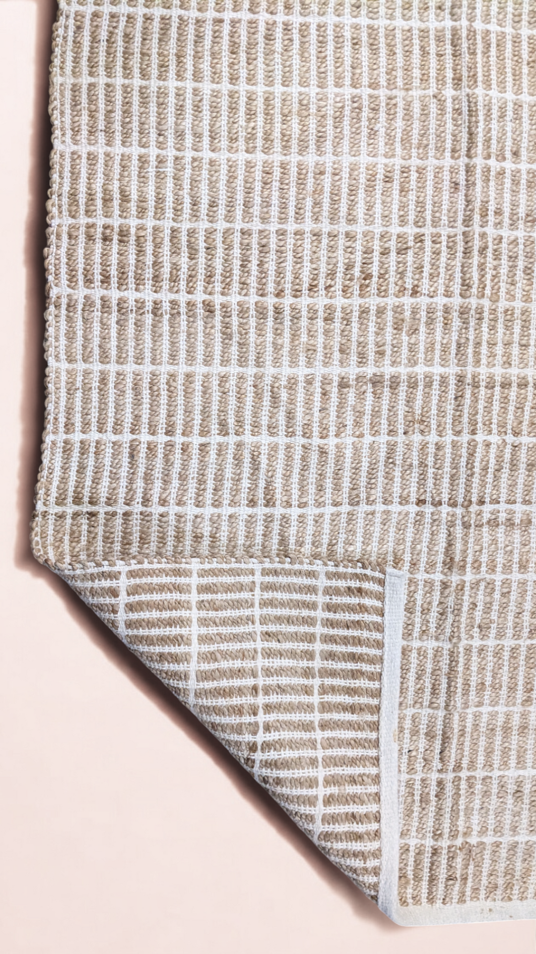 Glyph Natural Jute Rug - Size: 6.1 x 4