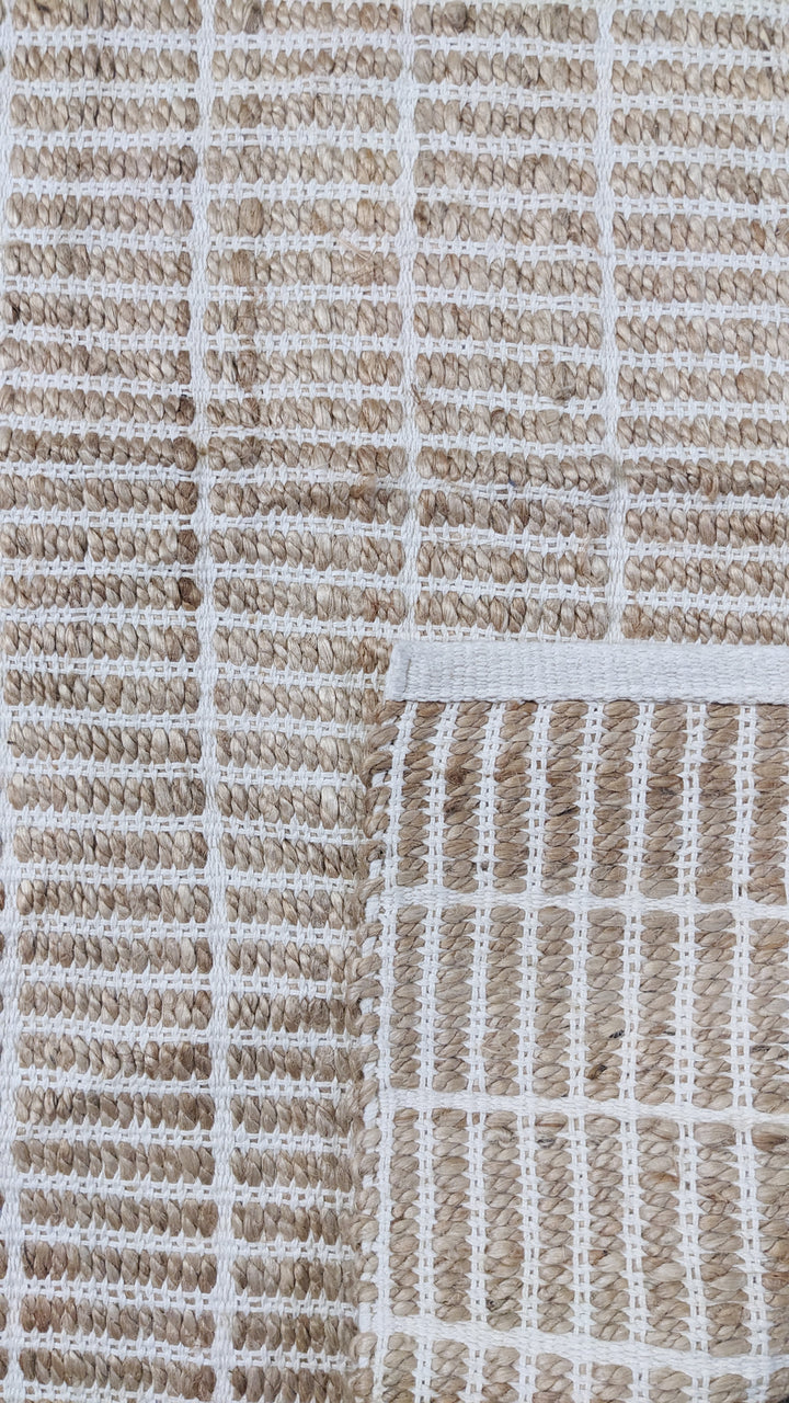 Glyph Natural Jute Rug - Size: 6.1 x 4