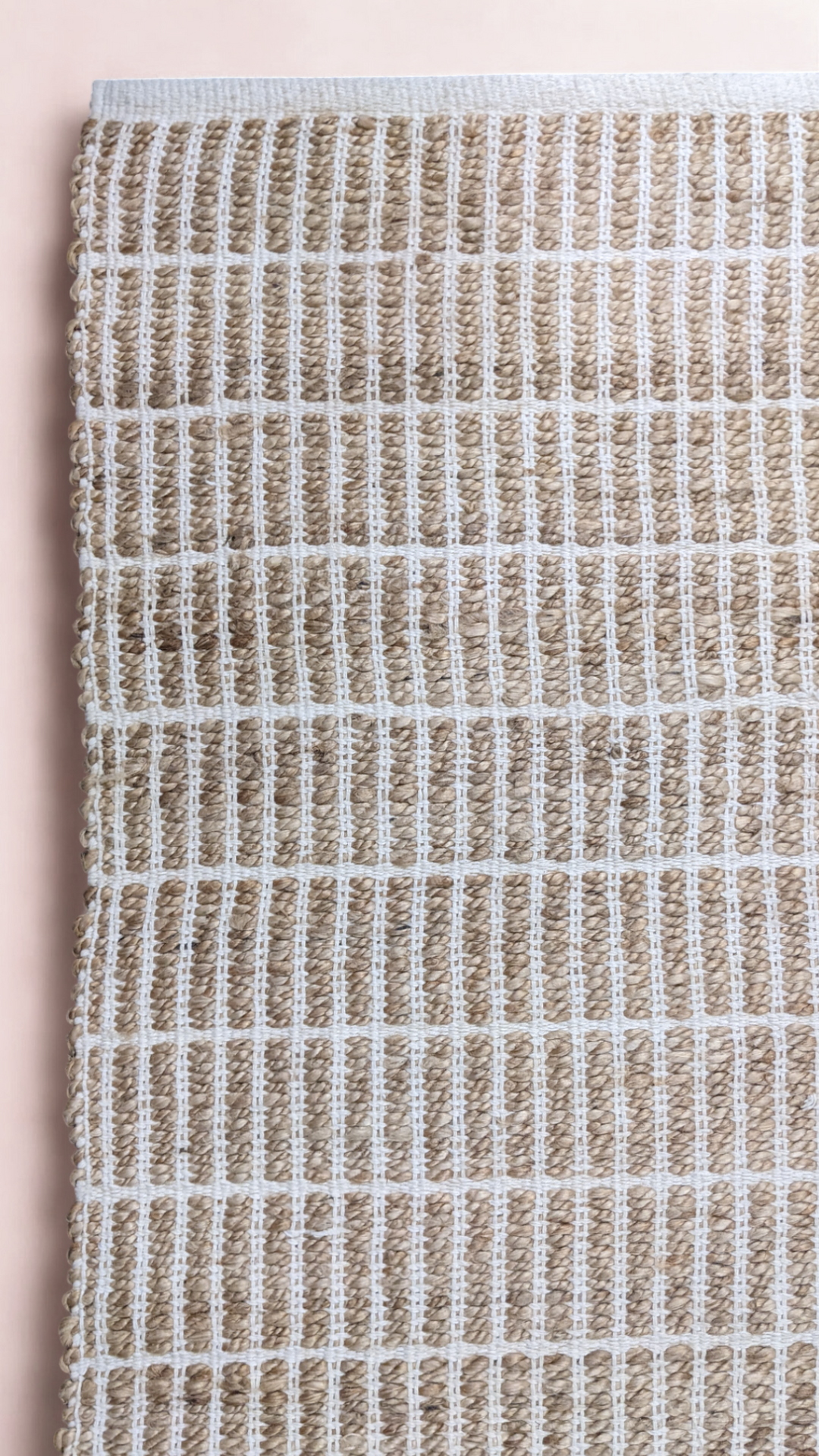 Glyph Natural Jute Rug - Size: 6.1 x 4