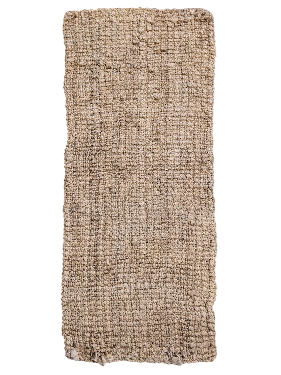 Chunky Natural Jute Runner - Size: 4.10 x 1.10
