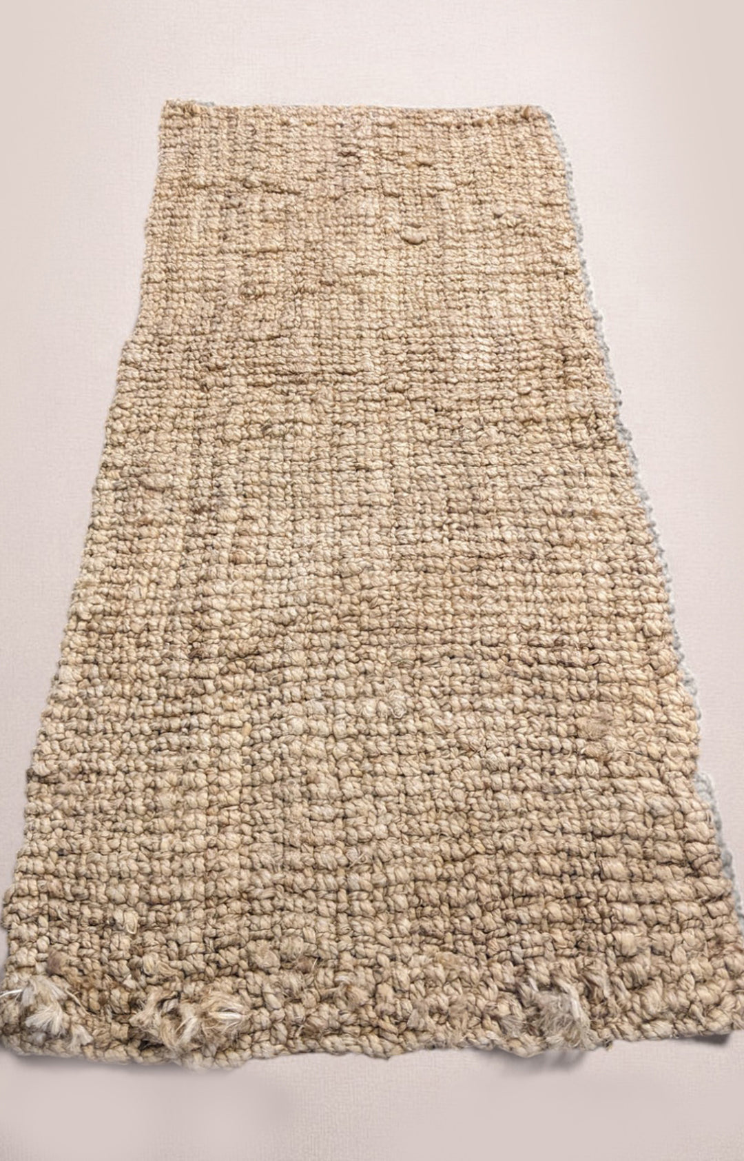 Chunky Natural Jute Runner - Size: 4.10 x 1.10