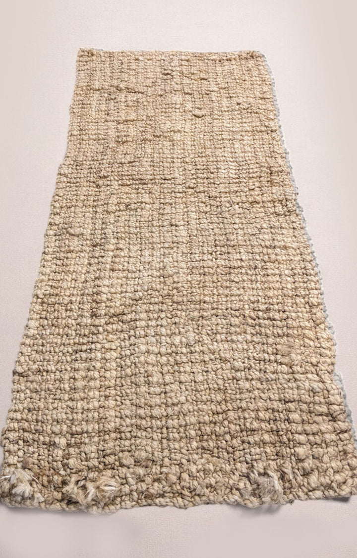 Chunky Natural Jute Runner - Size: 4.10 x 1.10