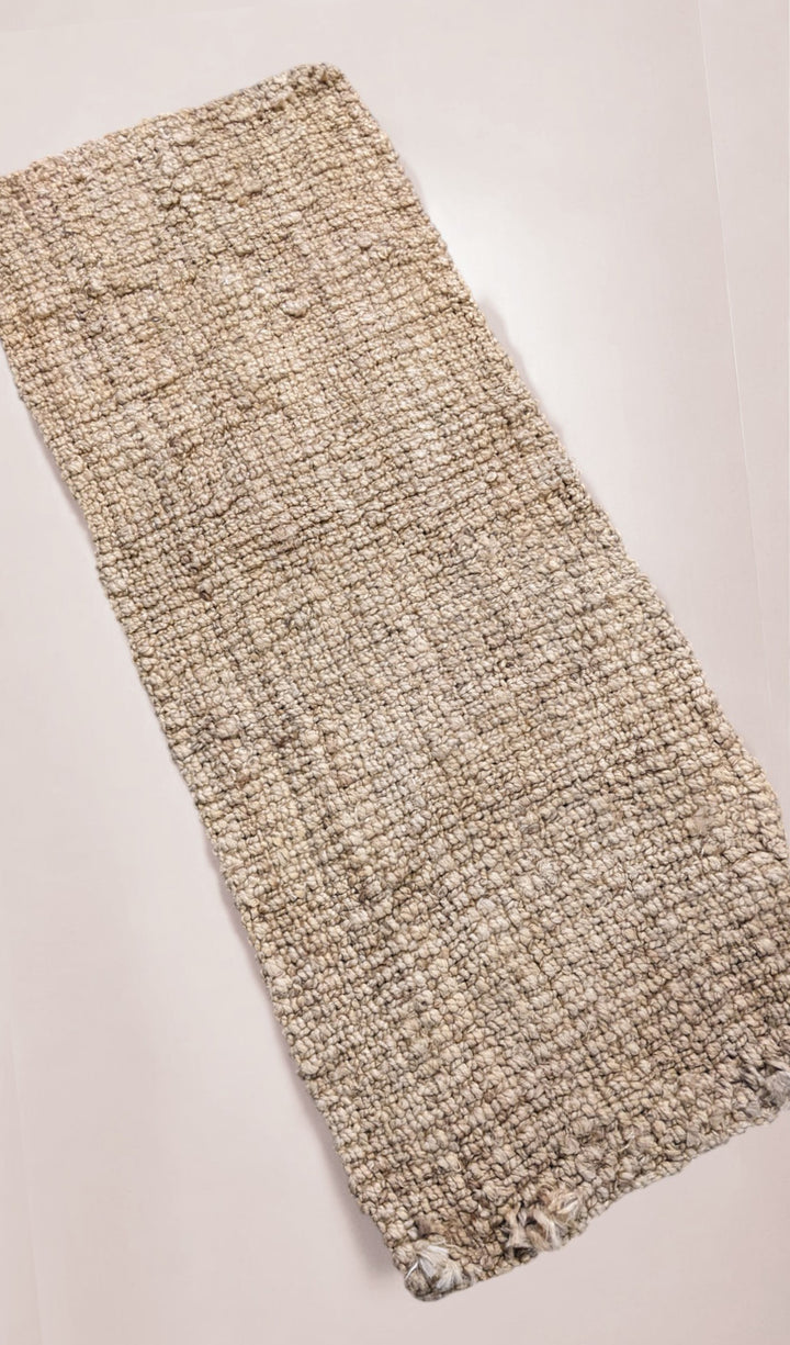 Chunky Natural Jute Runner - Size: 4.10 x 1.10