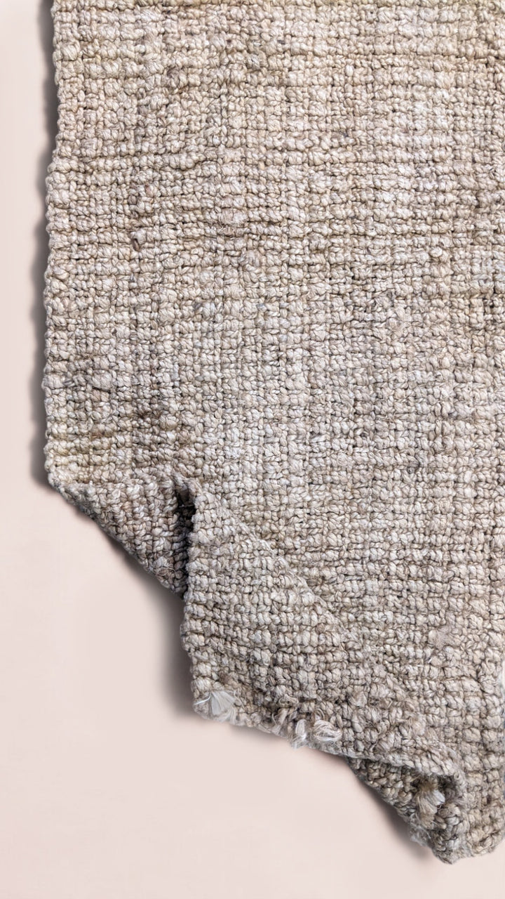 Chunky Natural Jute Runner - Size: 4.10 x 1.10