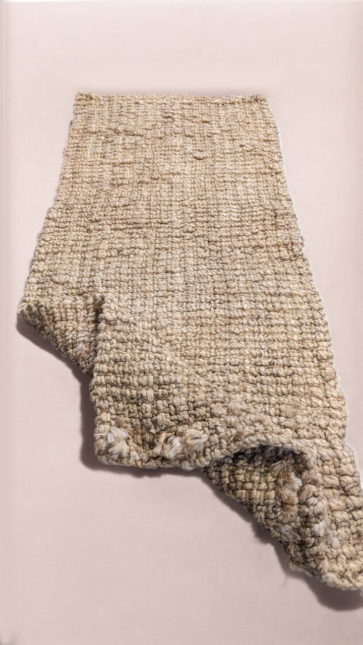 Chunky Natural Jute Runner - Size: 4.10 x 1.10