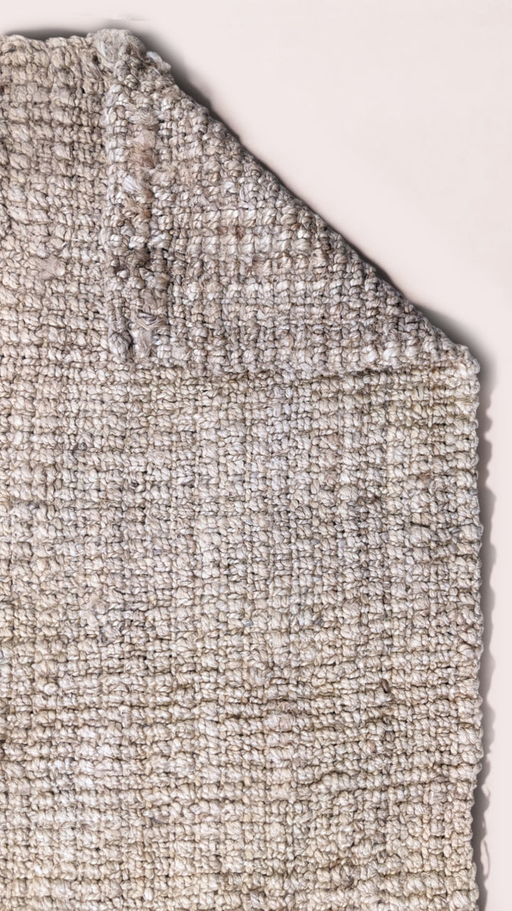 Chunky Natural Jute Runner - Size: 4.10 x 1.10