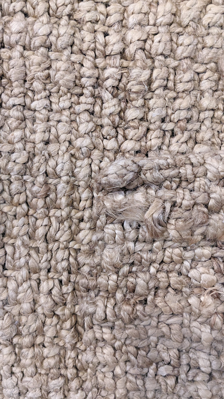 Chunky Natural Jute Runner - Size: 4.10 x 1.10