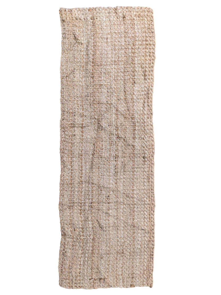 Chunky Natural Jute Runner - Size: 6.1 x 2