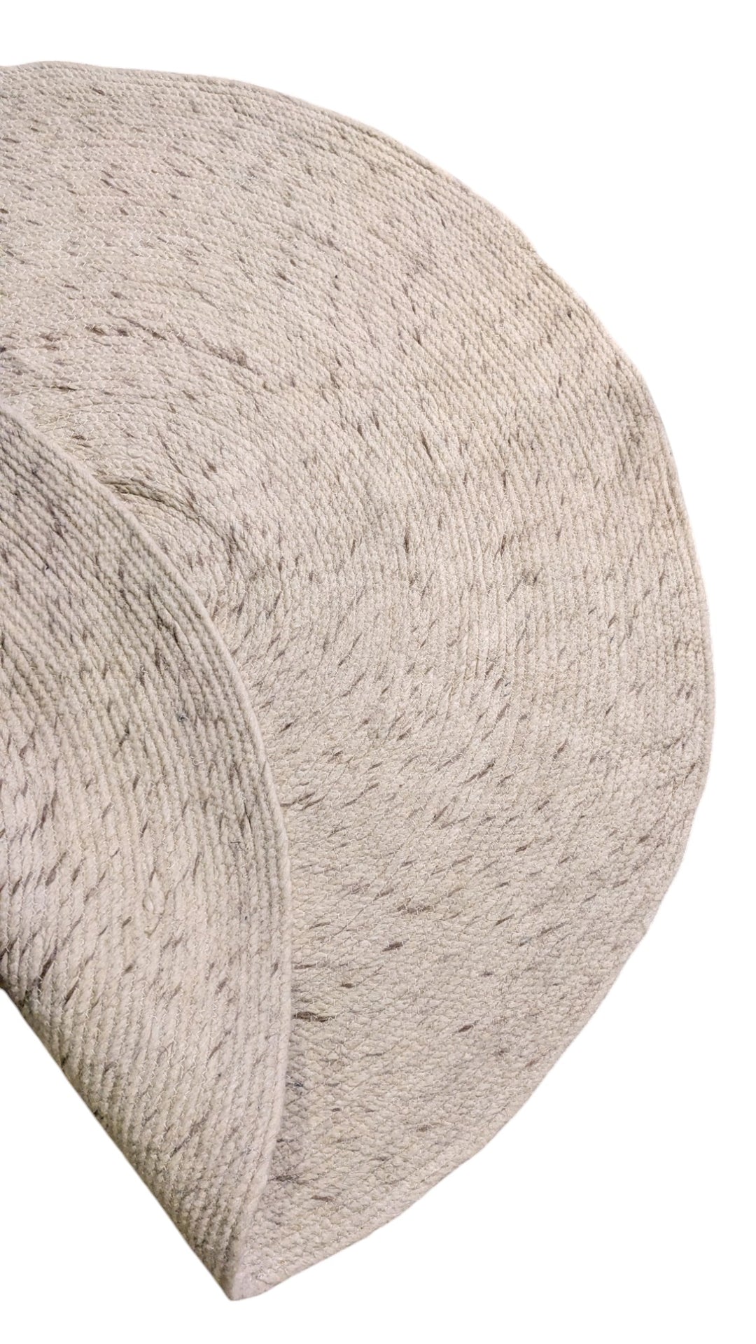 Braided Overdyed Jute Rug - Size: 4 x 4