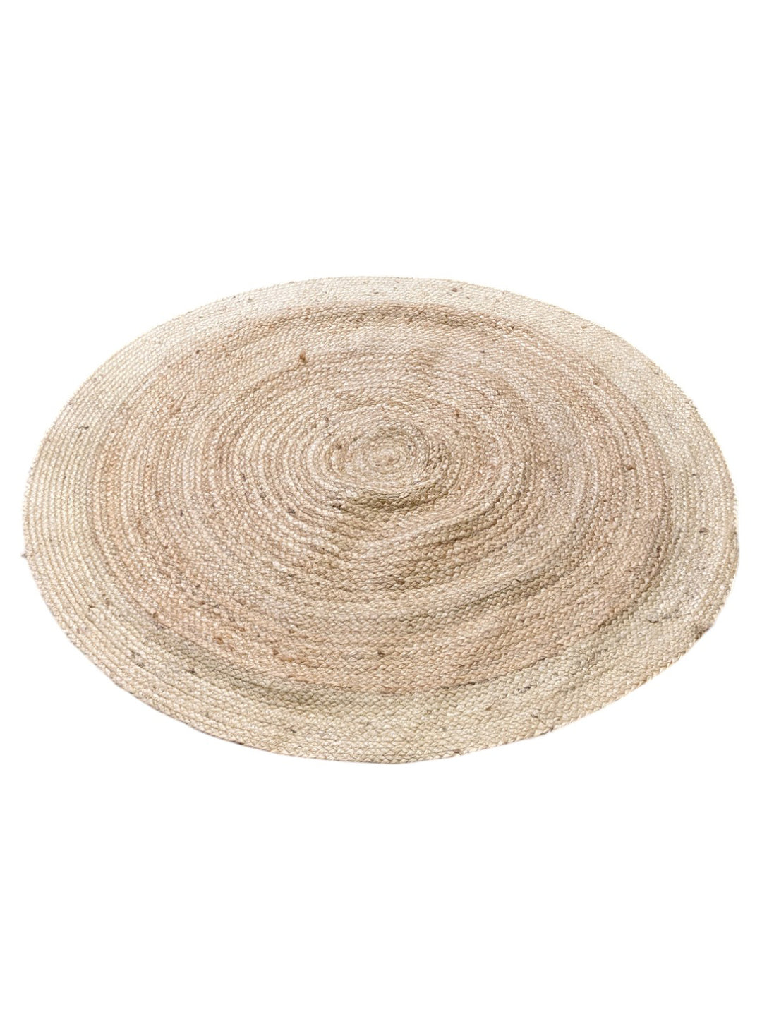 Braided Natural Jute Rug - Size: 4 x 4