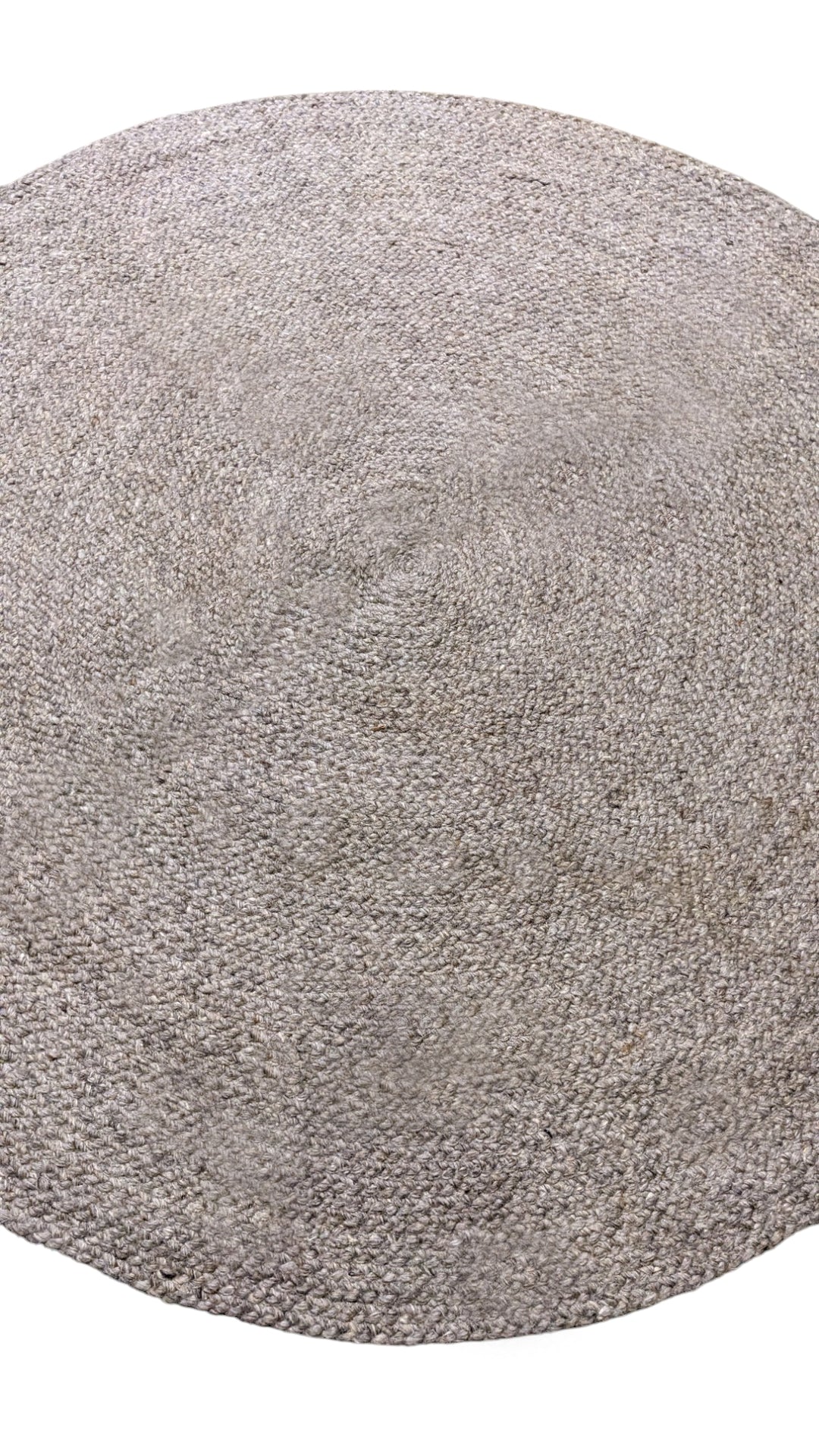 Braided Overdyed Jute Rug - Size: 5.3 x 5.3