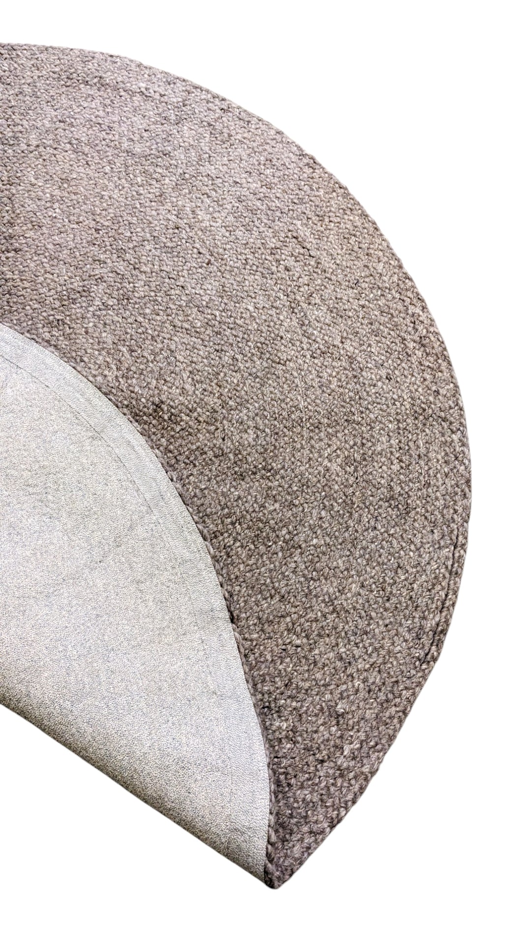 Braided Overdyed Jute Rug - Size: 5.3 x 5.3