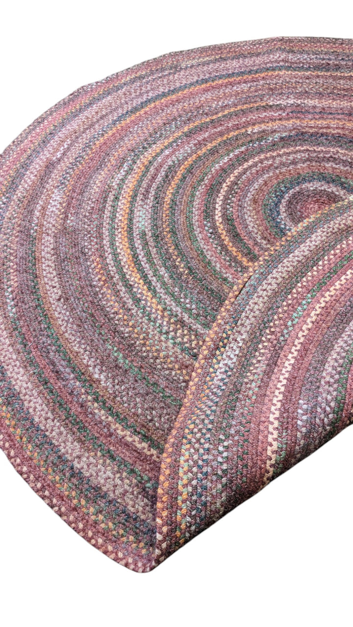 Braided Overdyed Jute Rug - Size: 7 x 7
