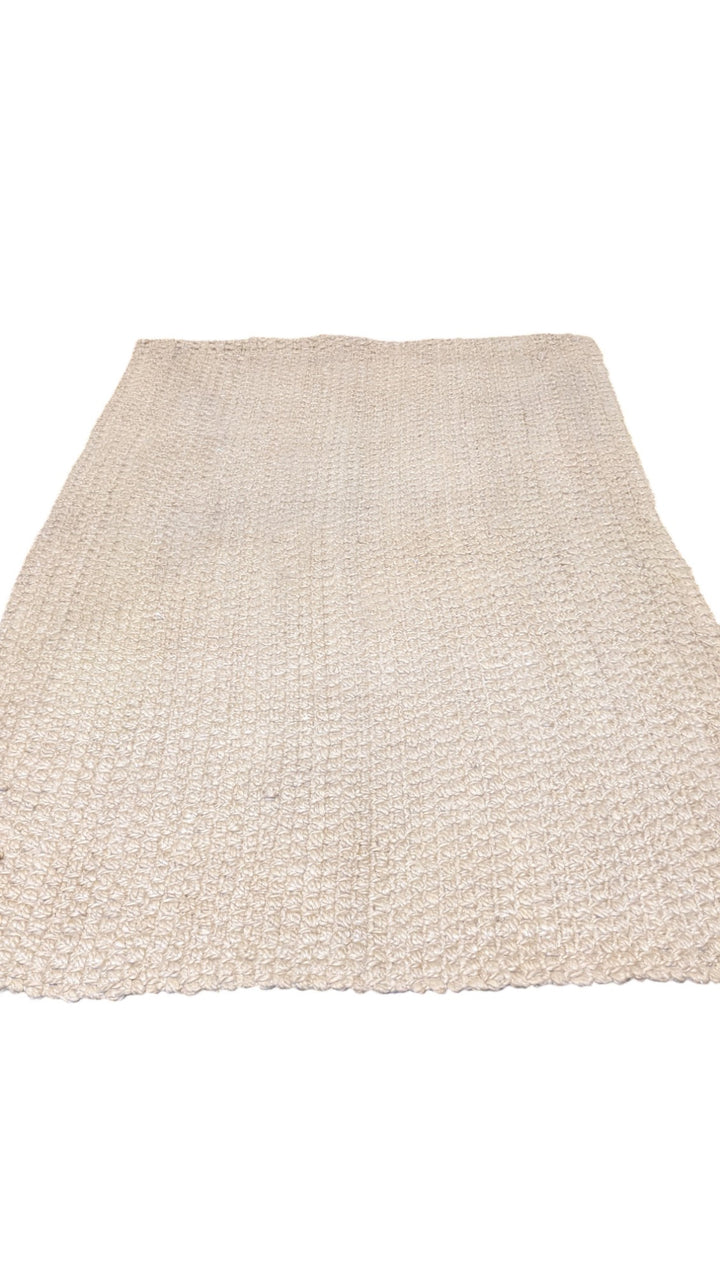 Chunky Natural Jute Rug - Size: 5.11 x 3.10