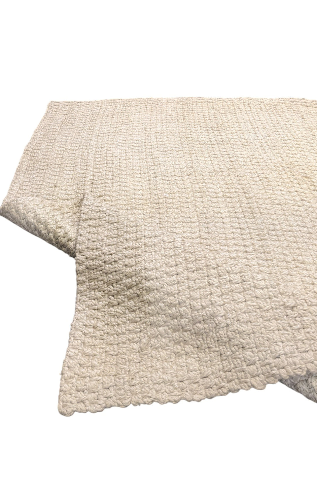 Chunky Natural Jute Rug - Size: 5.11 x 3.10