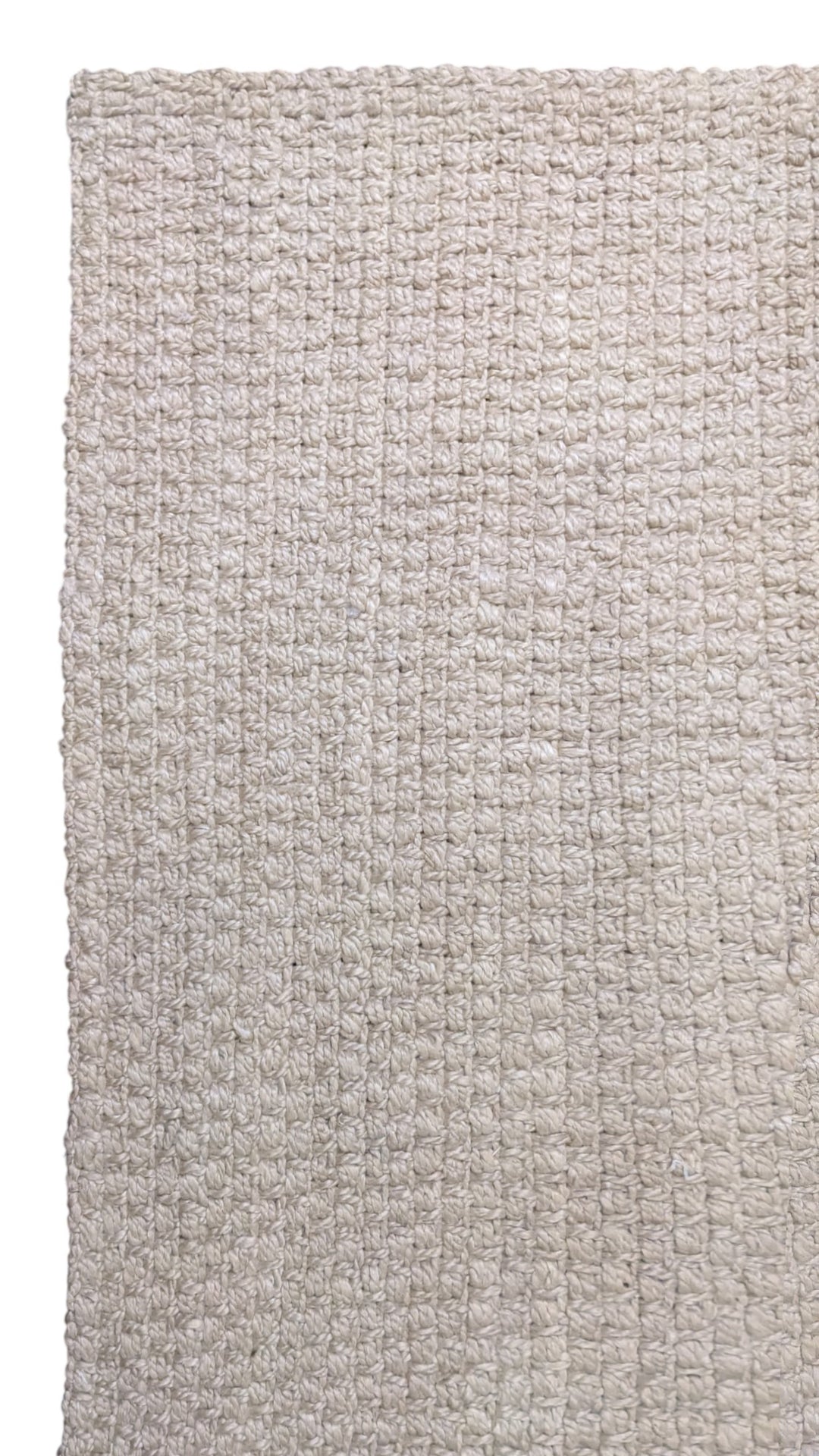 Chunky Natural Jute Rug - Size: 5.11 x 3.10