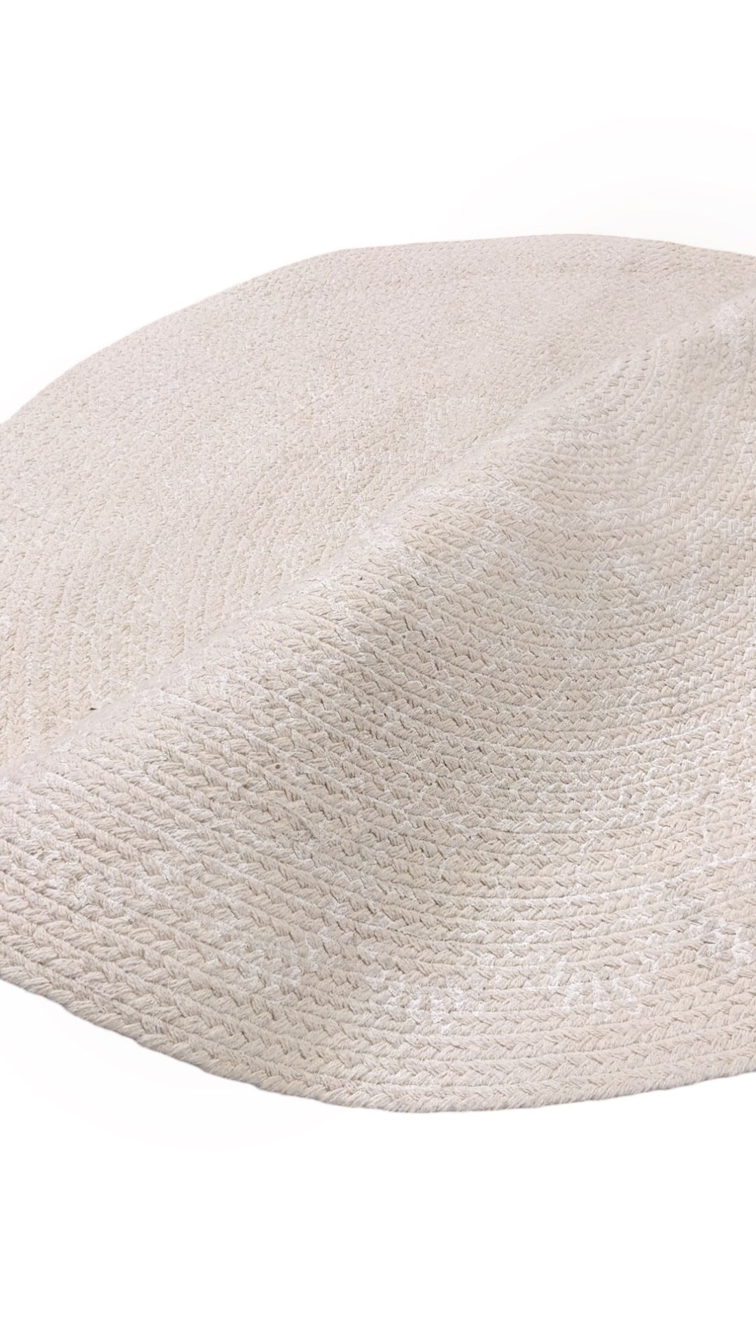Braided Natural Jute Rug - Size: 3.3 x 3.3