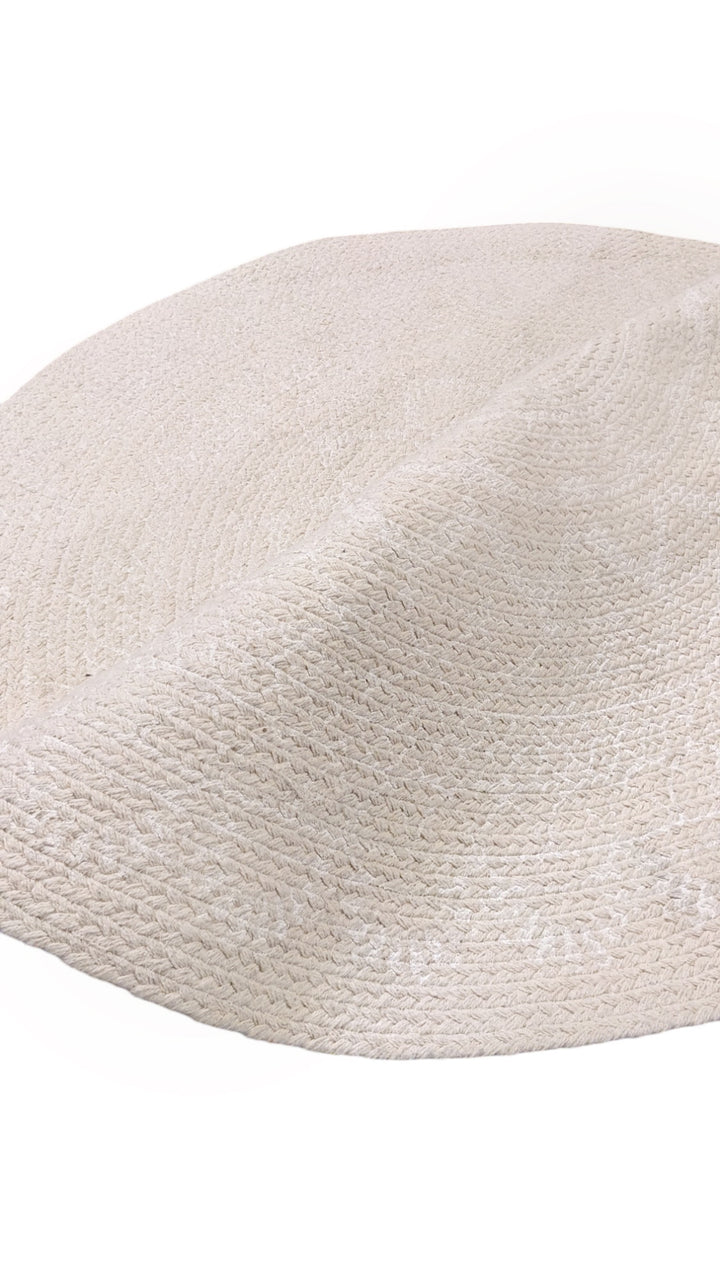 Braided Natural Jute Rug - Size: 3.3 x 3.3