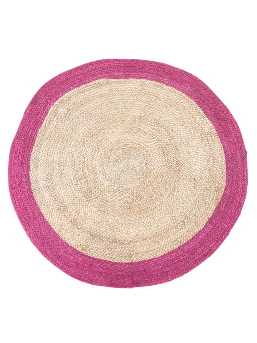 Oraza Natural Jute Rug - Size: 3.4 x 3.4