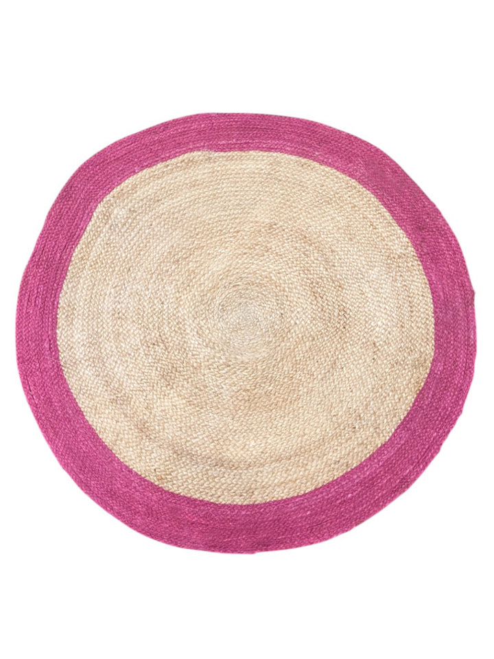 Oraza Natural Jute Rug - Size: 3.4 x 3.4
