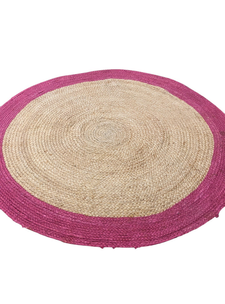 Oraza Natural Jute Rug - Size: 3.4 x 3.4