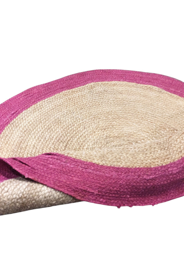 Oraza Natural Jute Rug - Size: 3.4 x 3.4