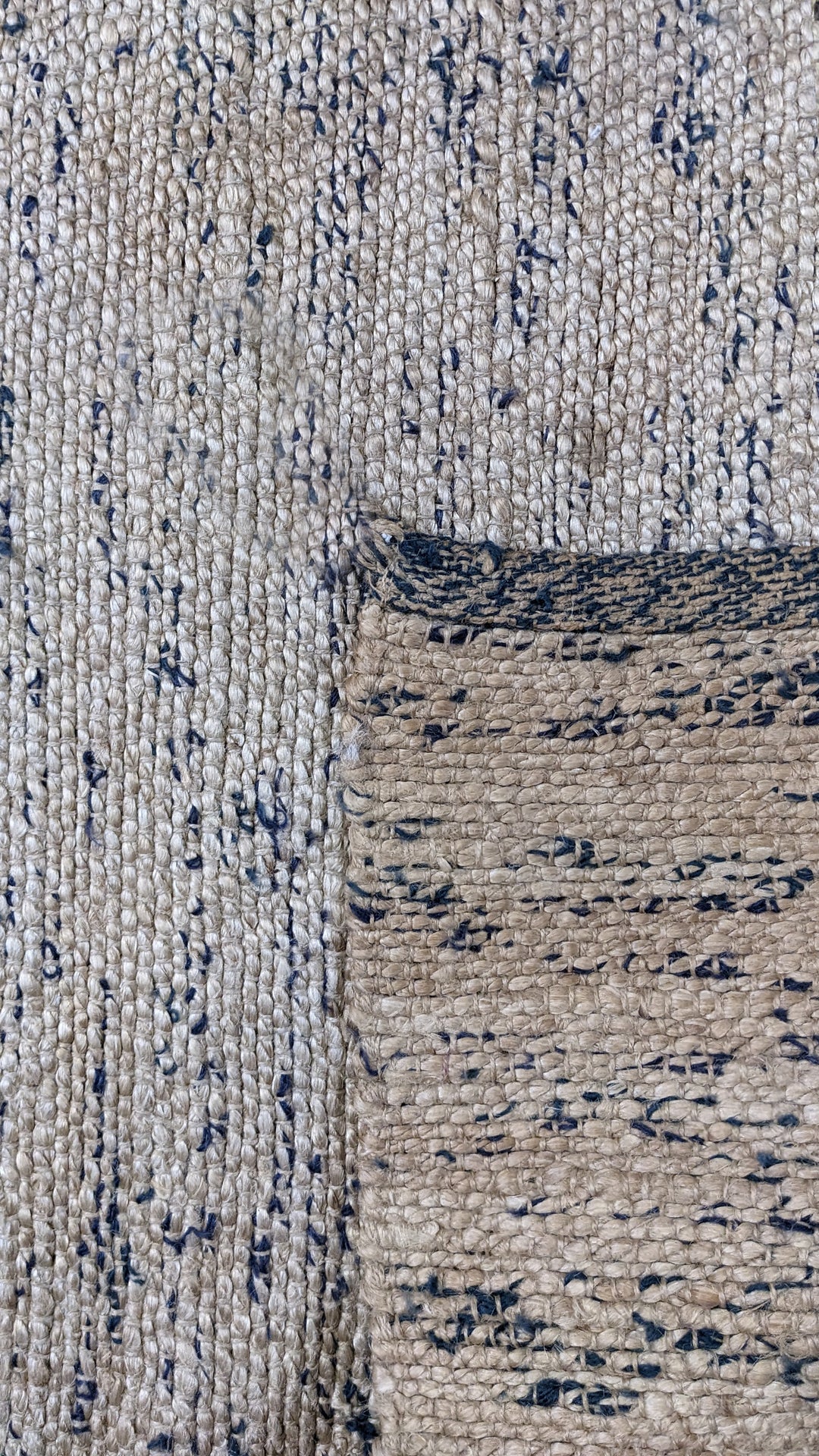 Flatweave Natural Jute Rug - Size: 6.5 x 4.4