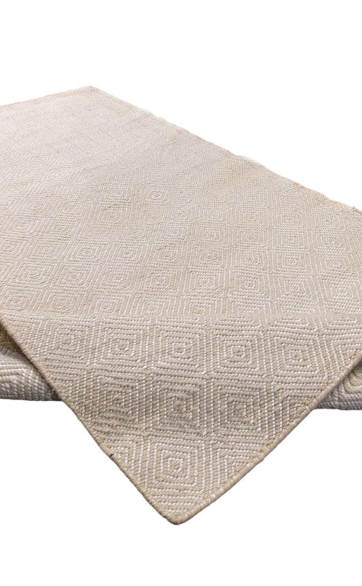 Modern Flatweave Rug - Size: 6.7 x 3.10
