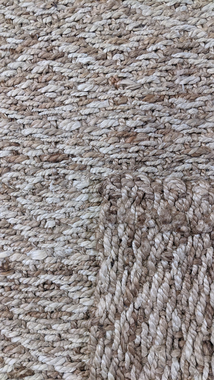 Beryl Natural Jute Rug - Size: 7.2 x 4.10