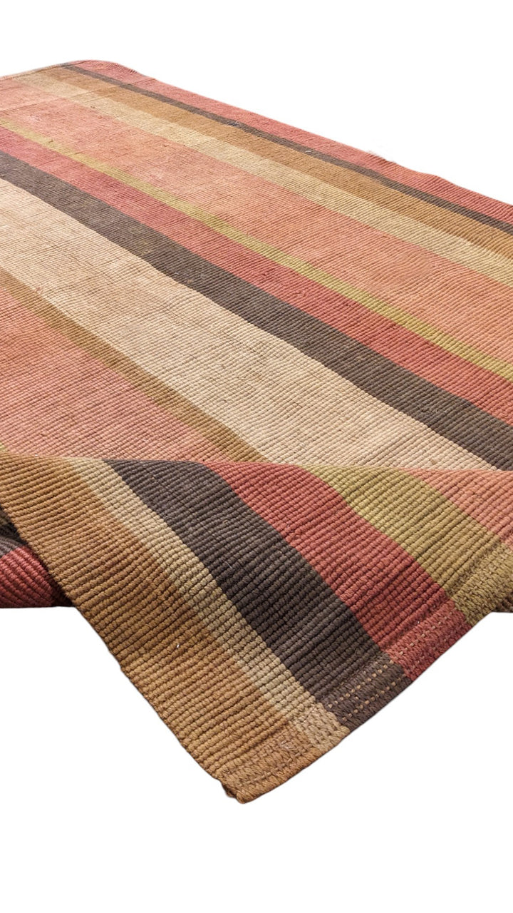 Flatweave Overdyed Jute Rug - Size: 7.7 x 4.11