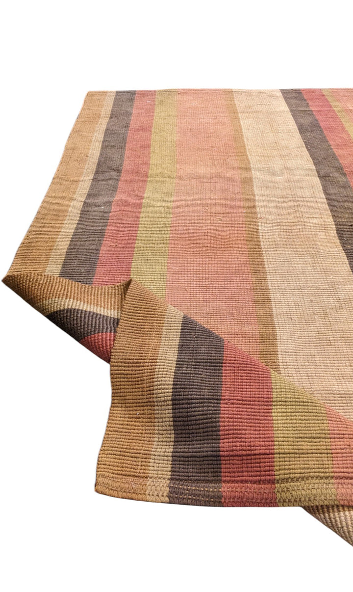 Flatweave Overdyed Jute Rug - Size: 7.7 x 4.11