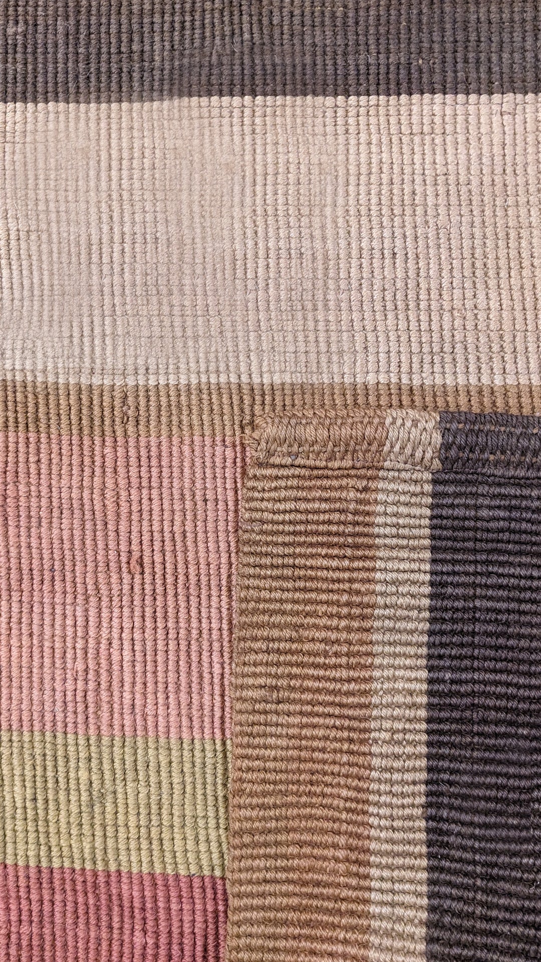 Flatweave Overdyed Jute Rug - Size: 7.7 x 4.11