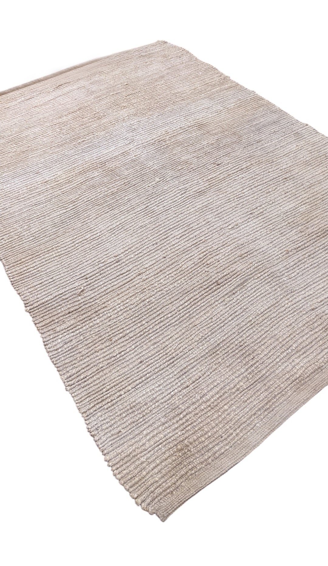 Flatweave Natural Jute Rug - Size: 7.10 x 5.3
