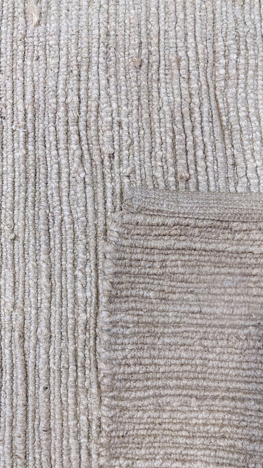 Flatweave Natural Jute Rug - Size: 7.10 x 5.3