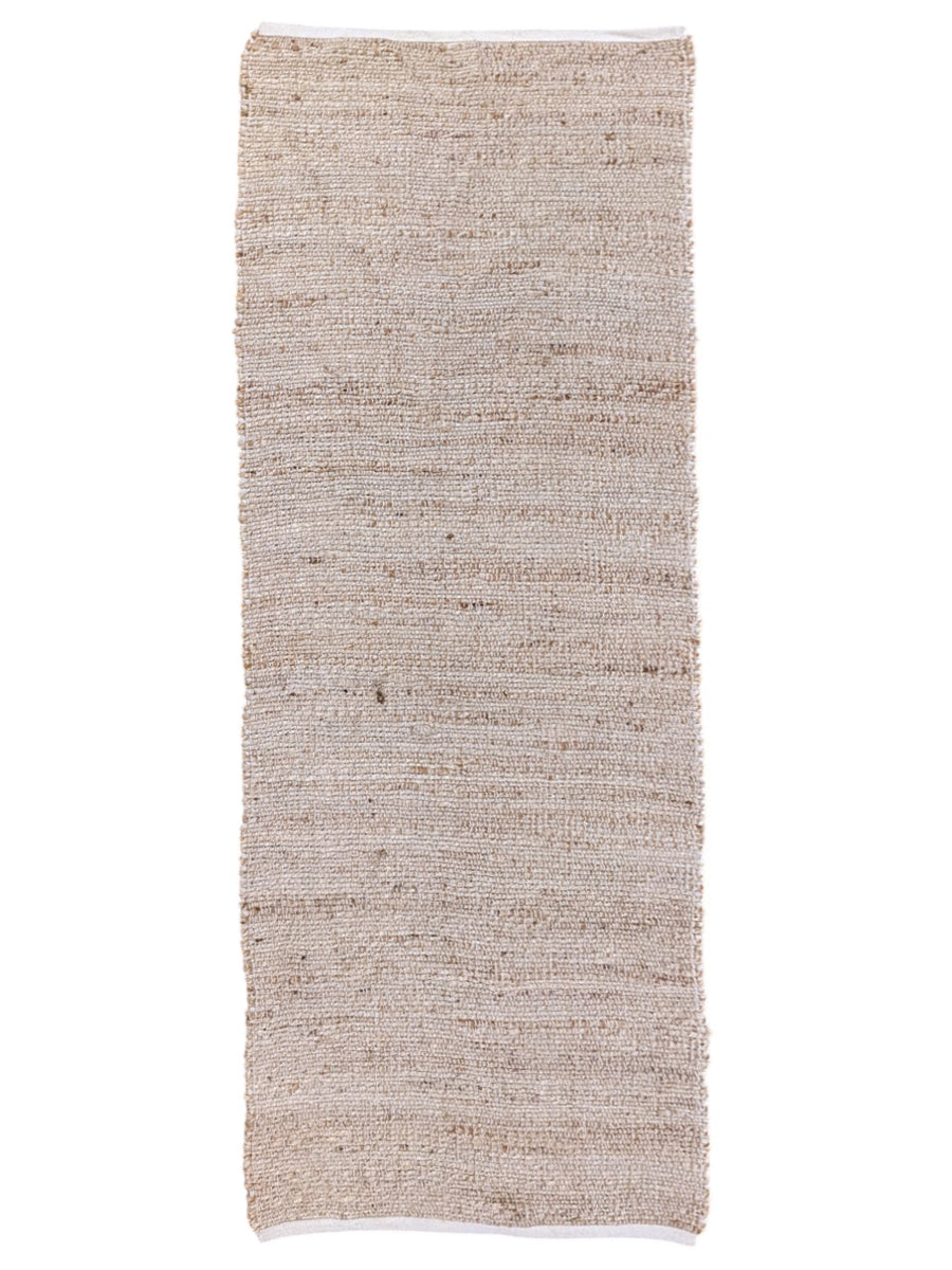 Flatweave Natural Jute Runner - Size: 6 x 2.4