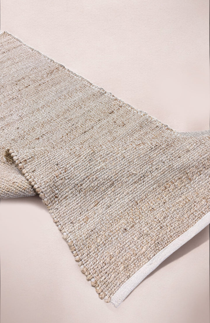Flatweave Natural Jute Runner - Size: 6 x 2.4