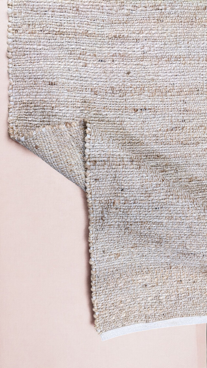 Flatweave Natural Jute Runner - Size: 6 x 2.4