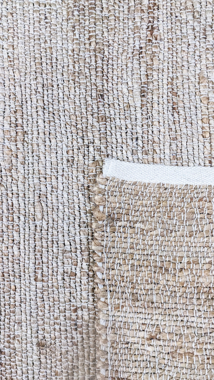 Flatweave Natural Jute Runner - Size: 6 x 2.4
