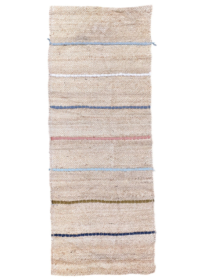 Flatweave Natural Jute Runner - Size: 5.2 x 2.4