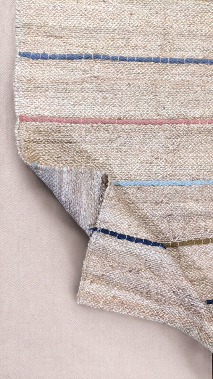 Flatweave Natural Jute Runner - Size: 5.2 x 2.4