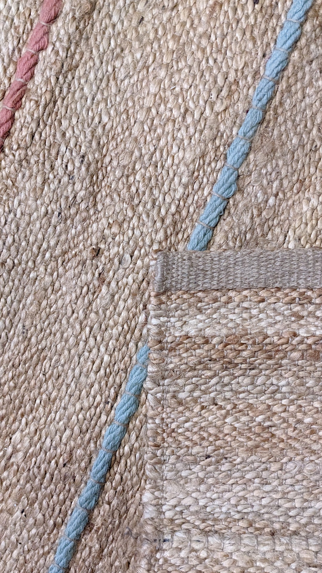 Flatweave Natural Jute Runner - Size: 5.2 x 2.4
