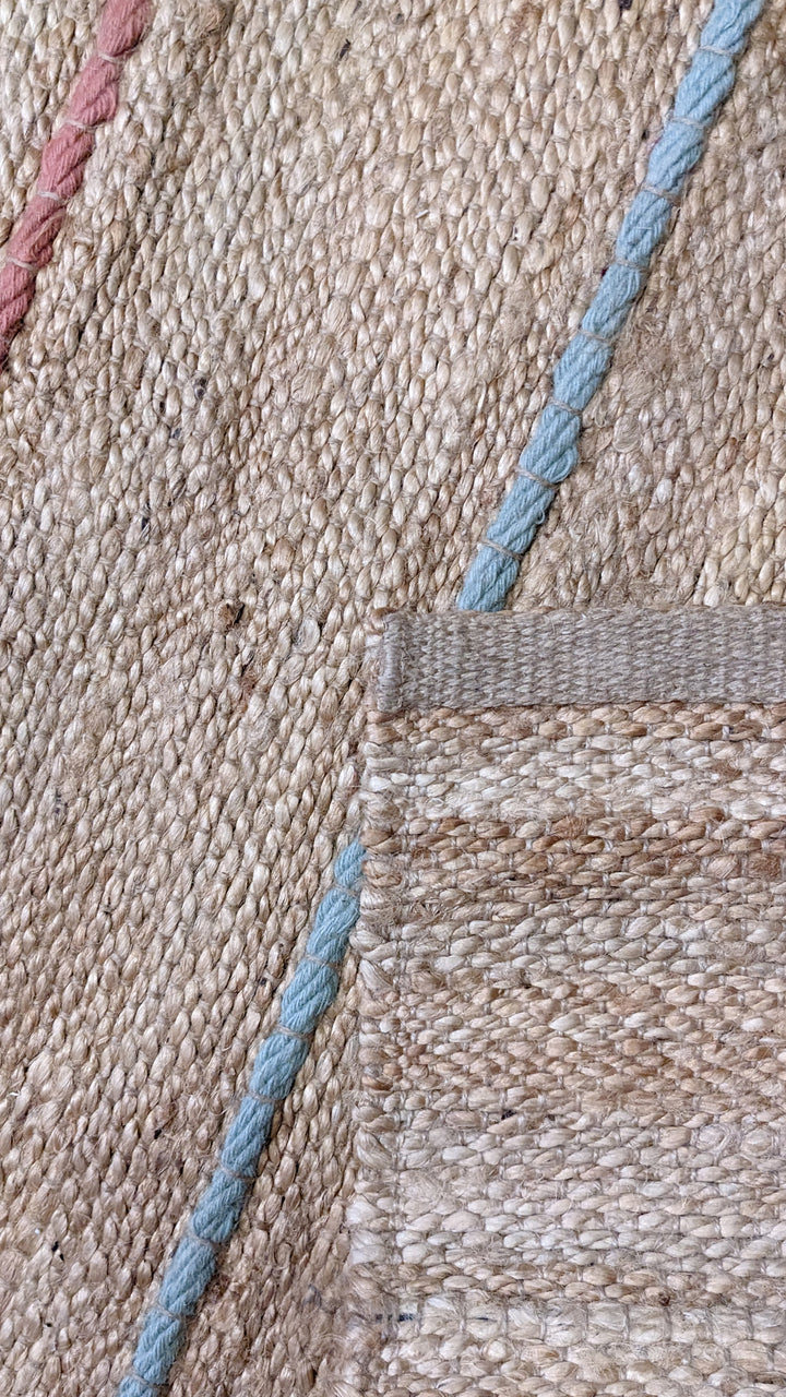 Flatweave Natural Jute Runner - Size: 5.2 x 2.4
