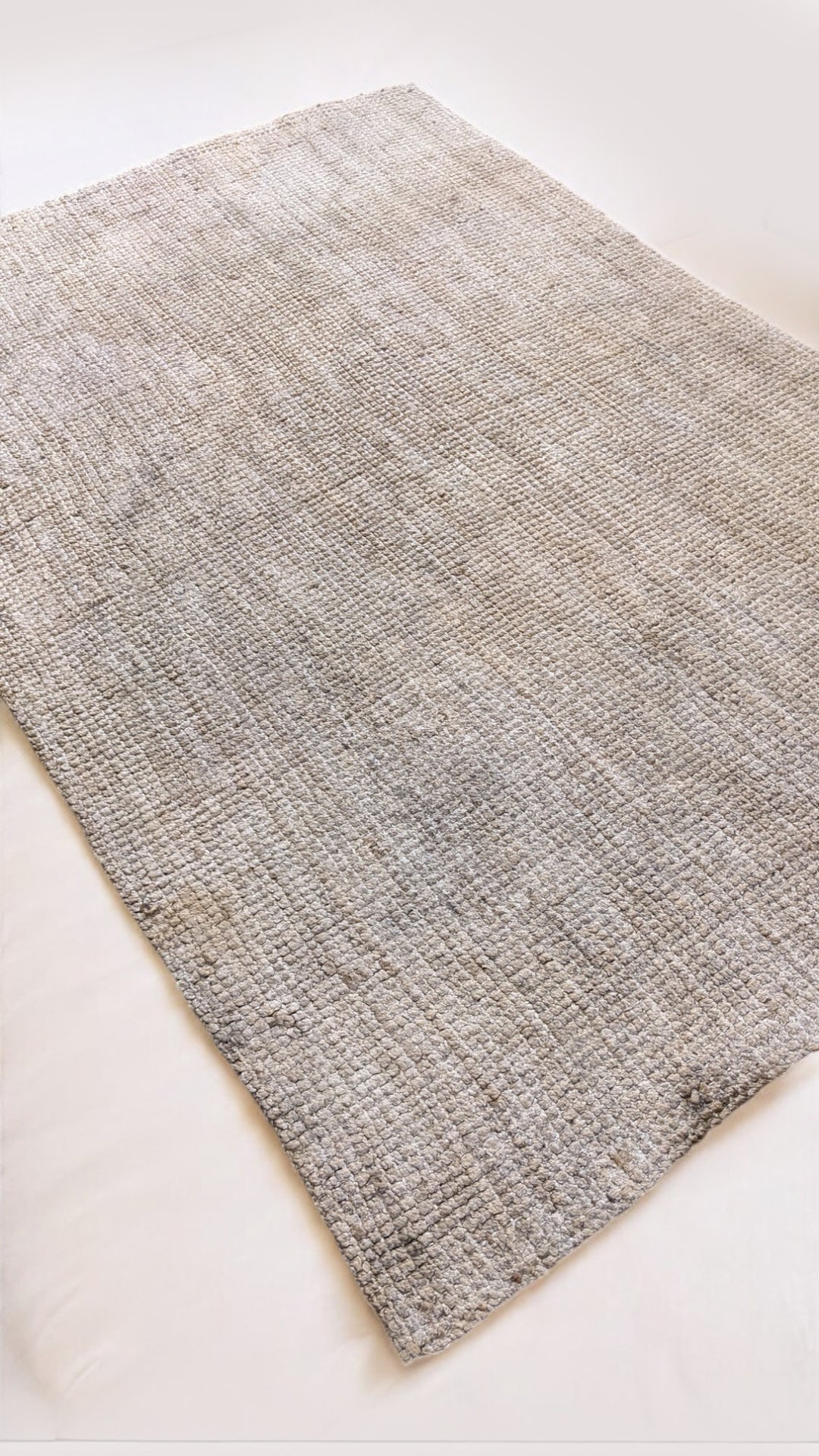 Chunky Natural Jute Rug - Size: 9.5 x 6.3